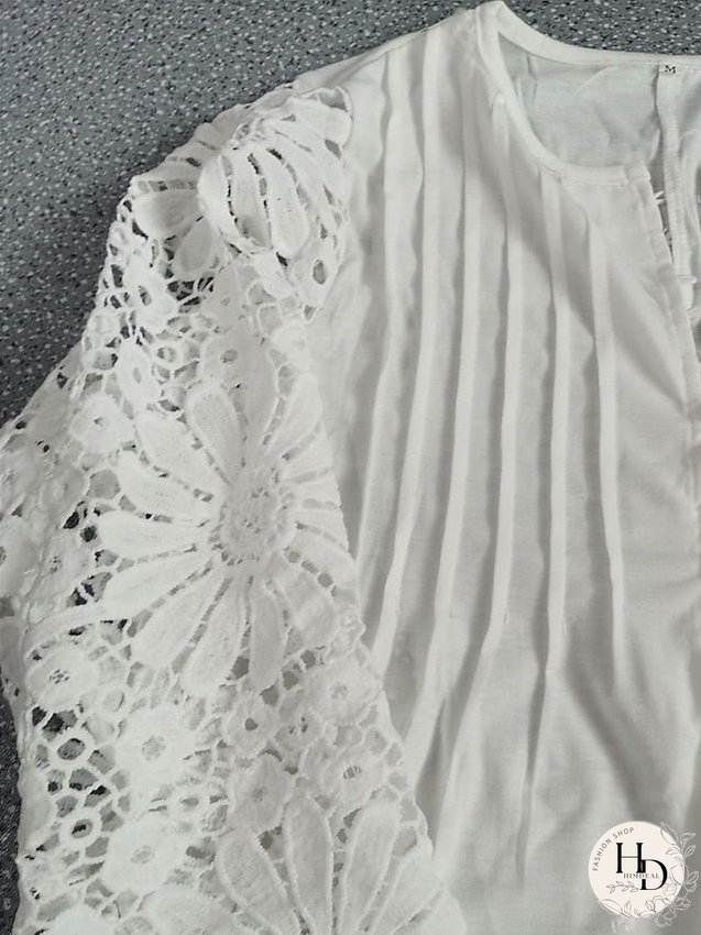 Casual Dress Lace Dress Summer Dress Mini Dress Lace Patchwork Daily Holiday Date Fashion Modern Crew Neck Long Sleeve Regular Fit Black White Wine Color S M L XL XXL Size for Women