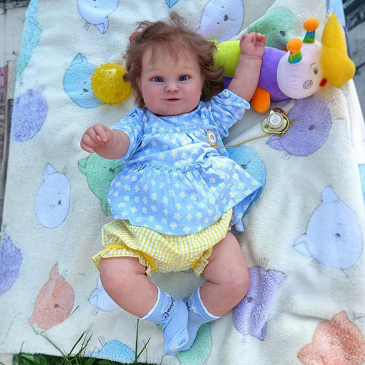 [Heartbeat & Coos] 20" Realistic Reborn Baby Dolls Toddler Girl Warewa Handmade Huggable and Posable