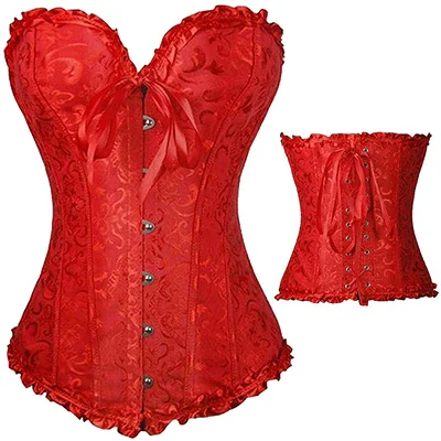 Billionm Sexy Women steampunk clothing gothic Plus Size Corsets Lace Up boned Overbust Bustier Waist Cincher Body shaper corselet S-6XL