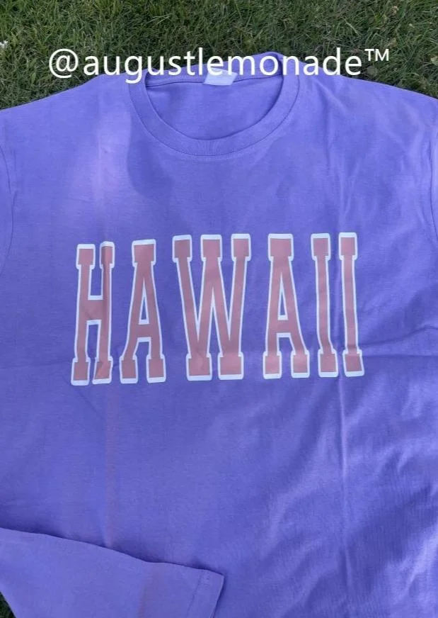 HAWAII TEE LILAC August Lemonade August Lemonade