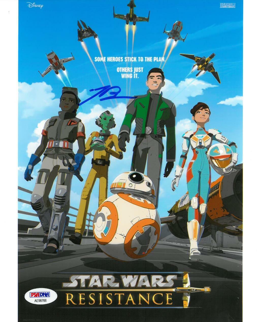 Josh Brener Signed Star Wars Resistance Autographed 8x10 Photo Poster painting PSA/DNA #AE98766