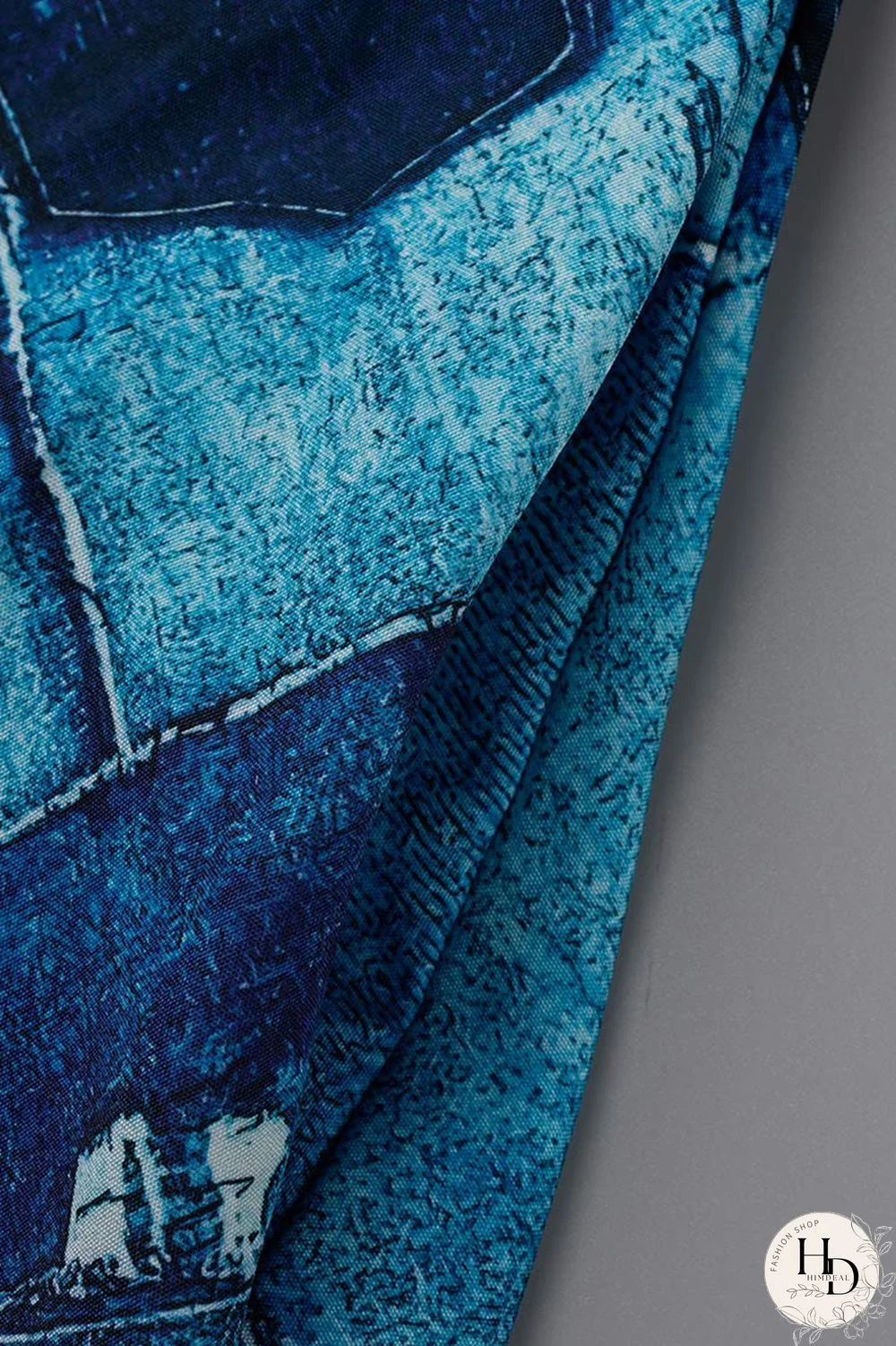 Camouflage Fashion Casual Print Patchwork Turndown Collar Shirt Dress