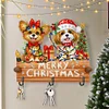 Crochets Muraux En Bois De No&euml;l Pour Chien-Bricolage