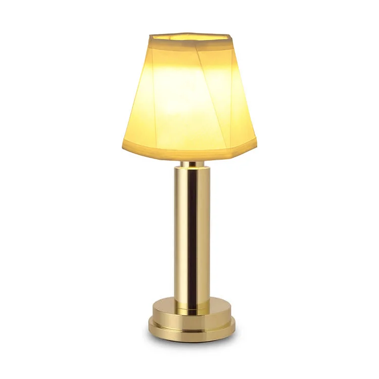 Cheap & Discount LED Cordless Silk Metal Table Lamp Wholesale