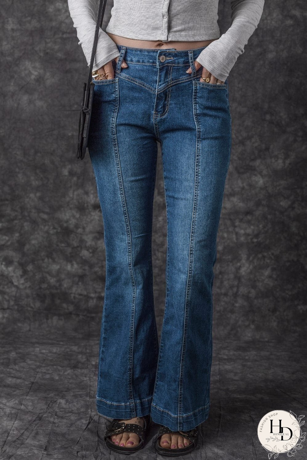 Vintage Inspired Flared Jeans