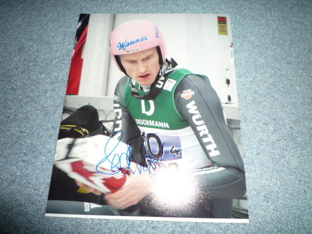 SEVERIN FREUND signed autograph 8x10 20x25 cm In Person SKI JUMPER WORLD CUP