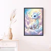 Weißer Drache - runder Bohrer Diamond Painting - 40*60cm (große Größe)