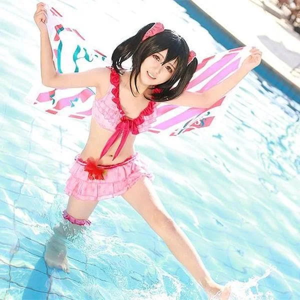 S/L [Love live] Summer Live Nico Yazawa Swimsuit Cosplay Costume SP153865