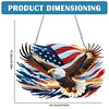 Independence Day American Flag Eagle - 5D DIY Pendant