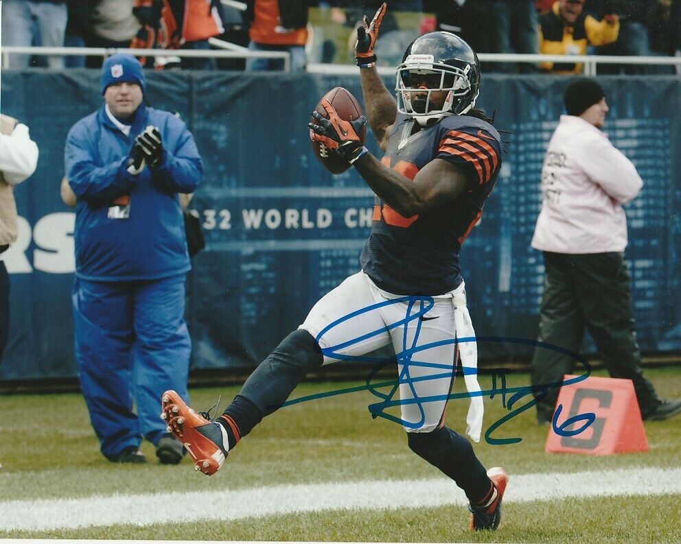 TIM JENNINGS SIGNED CHICAGO BEARS FOOTBALL 8x10 Photo Poster painting #2 NFL AUTOGRAPH PROOF!