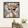 >SALE<5D DIY Partial Special Shaped Drill Diamond Painting Sika Deer Decoration40x40cm