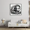Silhouette Pirate Ship Captain-11CT Stamped Cross Stitch 40*40cm/15.75*15.75in tapestrymarket