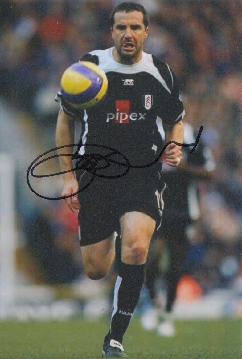 IAN PEARCE HAND SIGNED 6X4 Photo Poster painting FULHAM FOOTBALL AUTOGRAPH 1