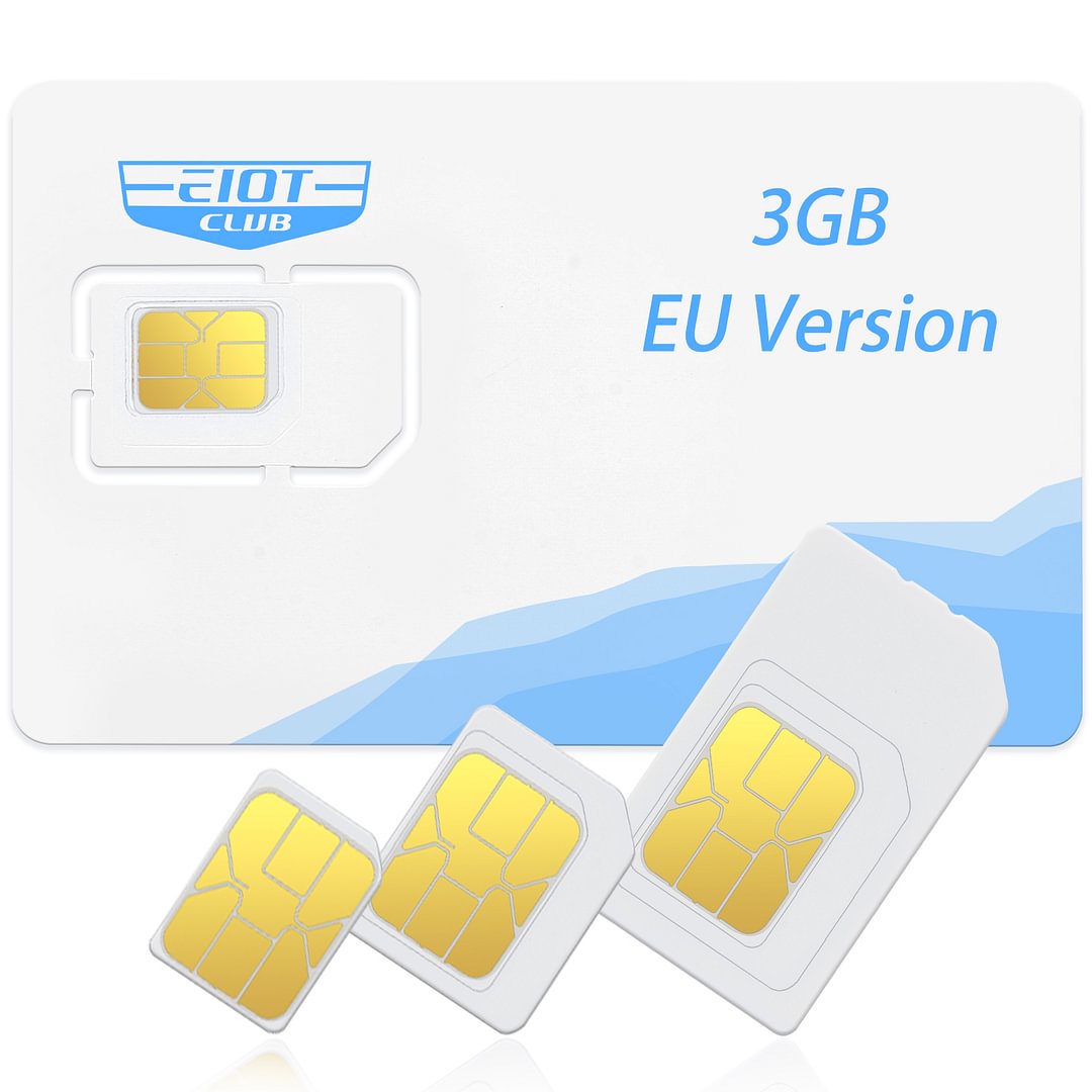 Prepaid Data SIM Card, No Voice & Text, For Use in European & UK Only