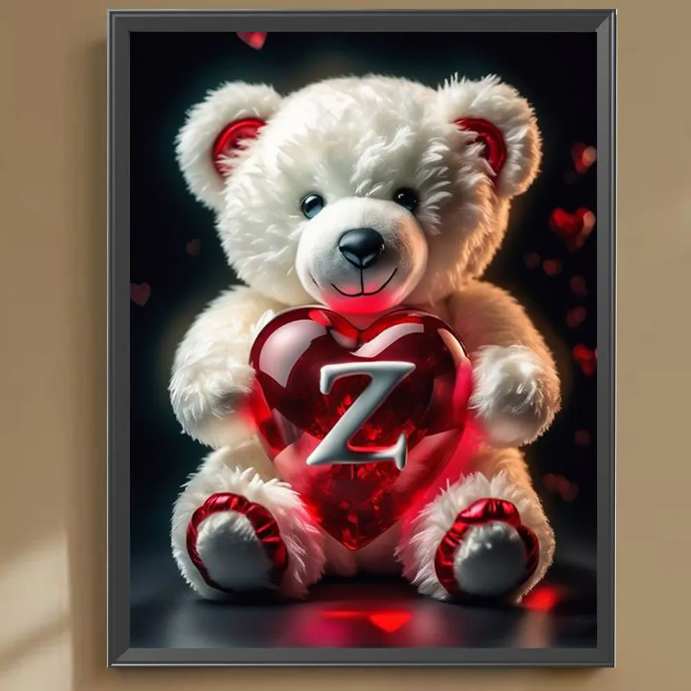 Diamond Painting - Full Square Drill - Bear Love Z(Canvas|35*45cm)