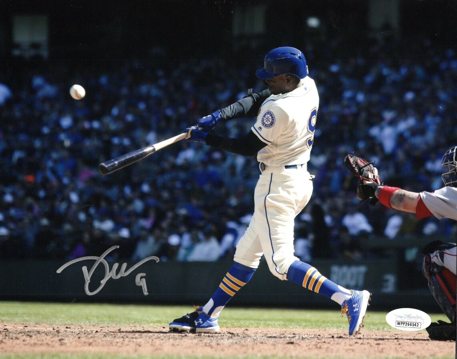 Dee Gordon Seattle Mariners Signed Autographed 8x10 JSA COA D