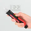 Non-Contact AC Voltage Tester Pen 48V-1000V AC Circuit Detector with LED Flashlight Sound and Light Alarm for Live/Null Wire Judgment