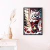 Diamond Painting-DIY Full Round Drill Cat in a Sock(40x60cm)