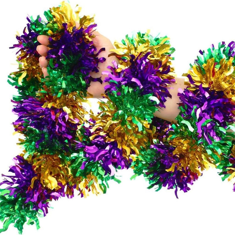 Mardi Gras Elegant Minimalist Multicolor Plastic Holiday Party Hanging Ornaments Three-dimensional (3D) Party Supplies Decorations 1 Piece