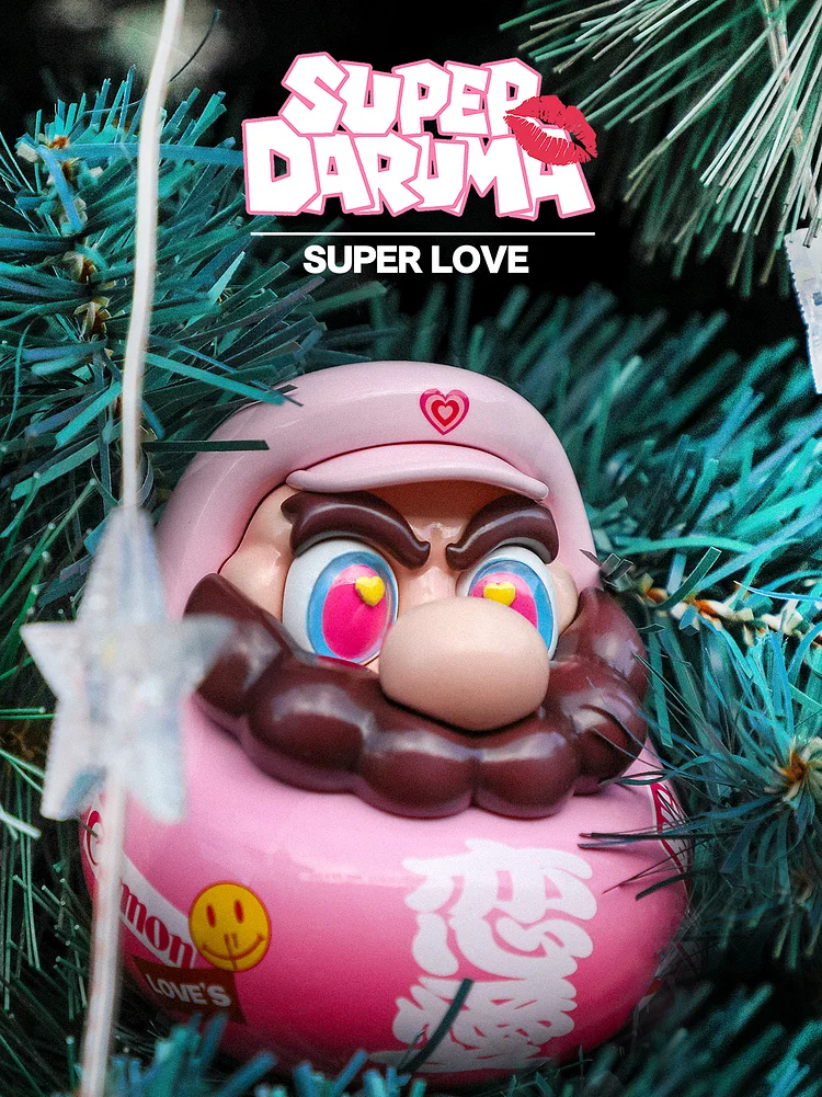 IN-STOCK SENZII x SuperDaruma Studio - Super Mario In Love Daruma Statue(GK)-