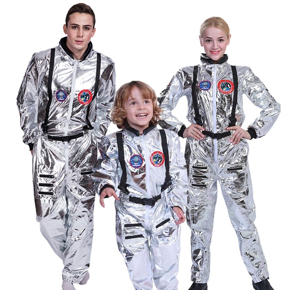 The Wandering Earth Astronaut Silver Pilot Halloween Cosplay Costume-Pajamasbuy