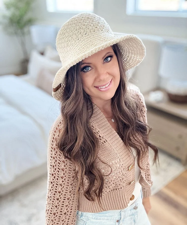 2-Style Crochet Hat PDF Patterns—【Include Instructions】