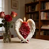 3D Angel Wing Flower Mould Silicone Wave Spiral Candle Mould Reusable Easy To Demold for Candles Soaps Crafts DIY Home Decor (Swirl Scroll)