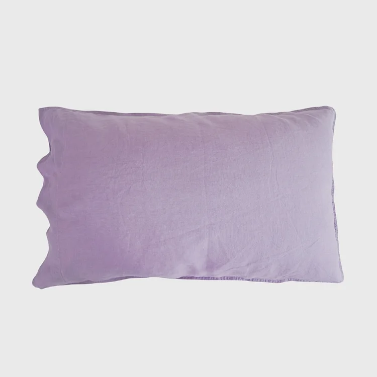 Lavender French Linen Pillowcases Linen Time