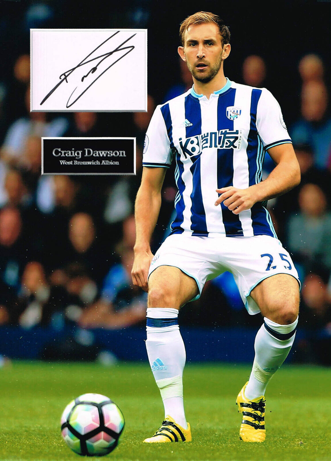 Craig DAWSON SIGNED Autograph 16x12 Photo Poster painting Mount AFTAL COA WBA West Brom Albion