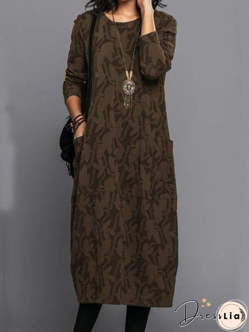 Long Sleeve Vintage Fall Dresses