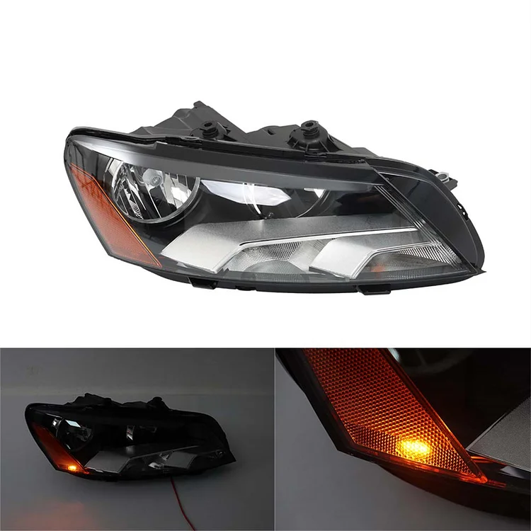 SEBLAFF Headlight Assembly Replacement for 2012 2013 2014 2015 Passat Headlamp Halogen Right Side 561941006D