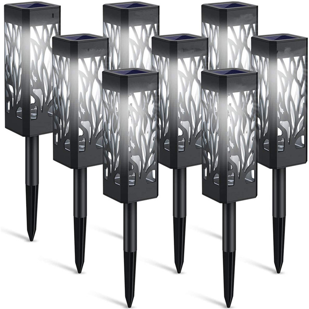 

LED Solar Lights Colorful Hollow Lantern Lawn Stake Lamp Garden Art Decor, 501 Original