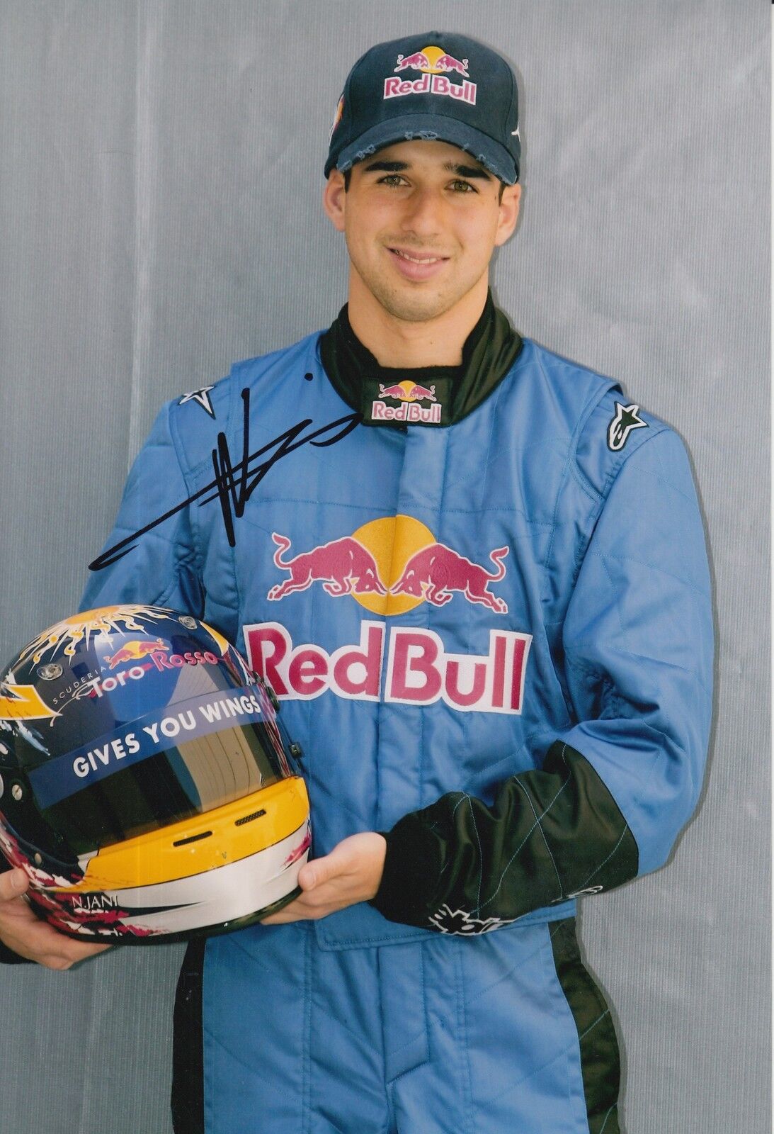 Neel Jani Hand Signed 12x8 Photo Poster painting Scuderia Toro Rosso F1 16.