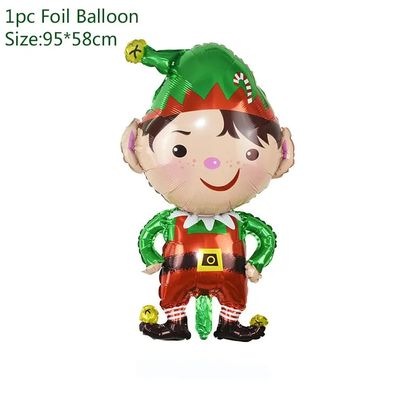 Christmas Decorations for Home Merry Christmas Balloons Banner Photo Booth Props 2022 Happy New Year Decorations Navidad 2020