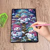 Weihnachten Schneemann - 5D DIY Bastelnotizbuch
