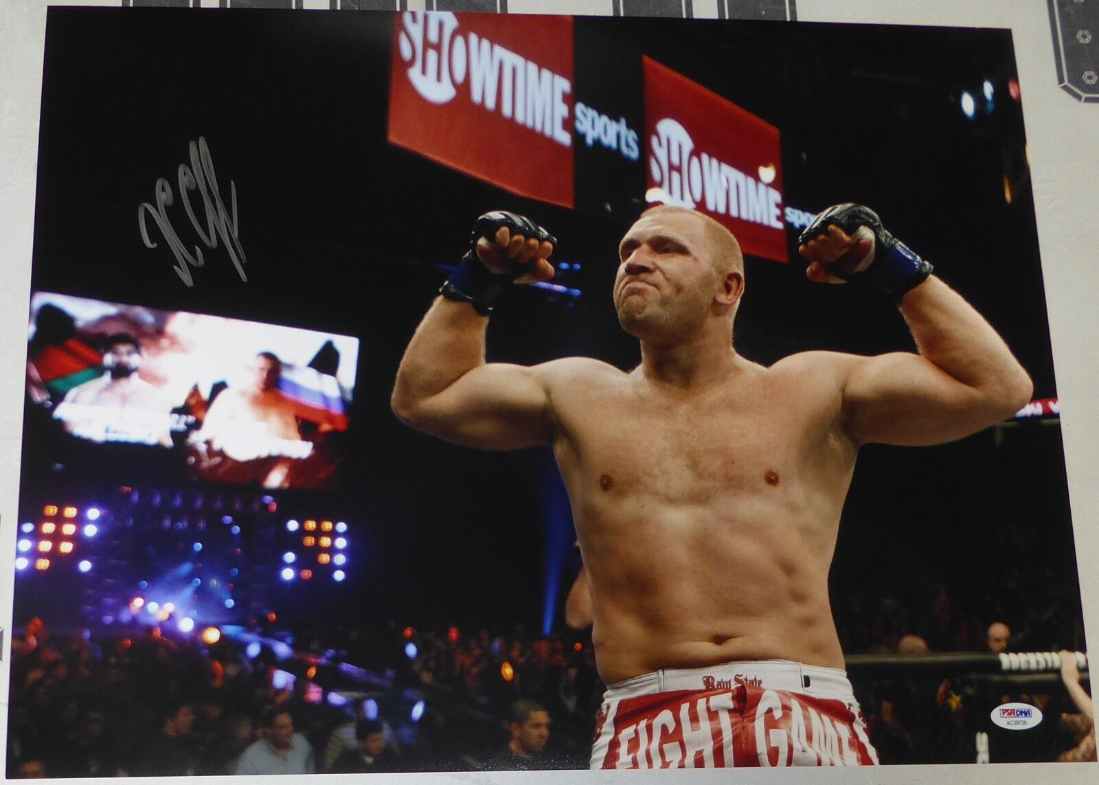 Sergei Kharitonov Signed 16x20 Photo Poster painting PSA/DNA StrikeForce Pride FC Picture Auto'd