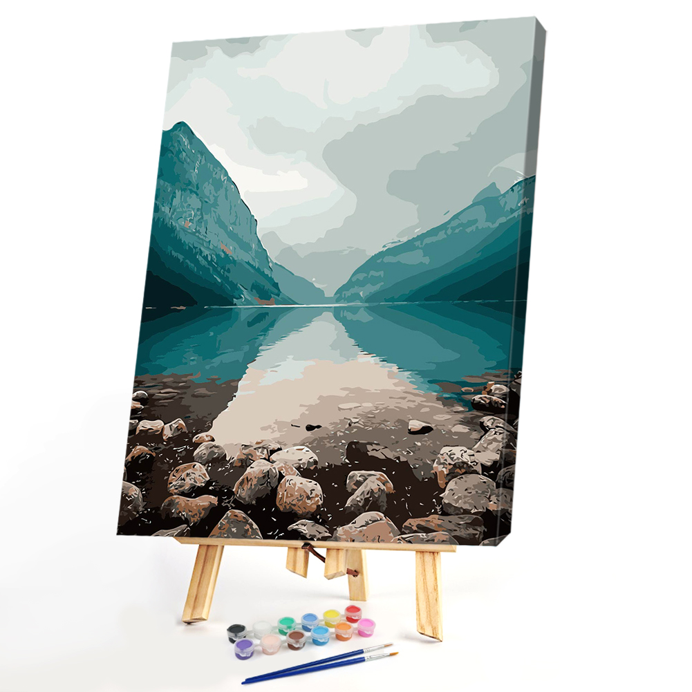

40*50CM Paint By Numbers-Canyon Lakes, 501 Original