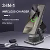 Foldable 3-in-1 Wireless Magnetic Charger