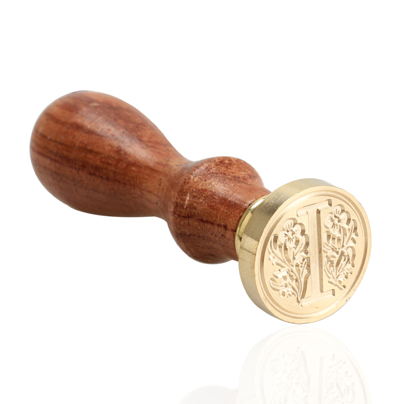 

Alphabet Letter I Retro Wood Sealing Wax - Wax Seal Stamp, 501 Original