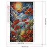 Diamond Painting-Round AB Drill Poppy(75*45CM)