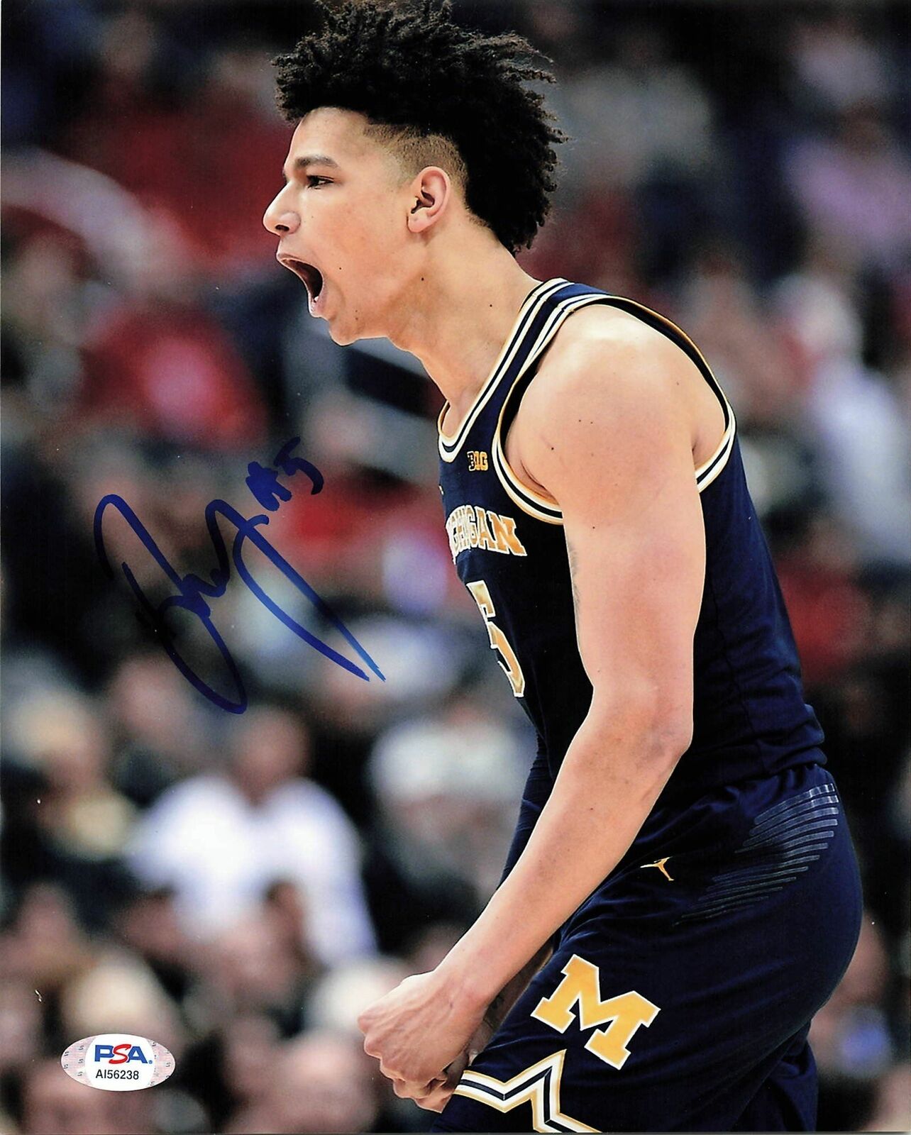 DJ Wilson signed 8x10 Photo Poster painting PSA/DNA University of Michigan Autographed