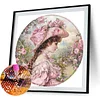 Retro Girl - Diamond Painting - Full Round Drill (Canvas|40*40cm)