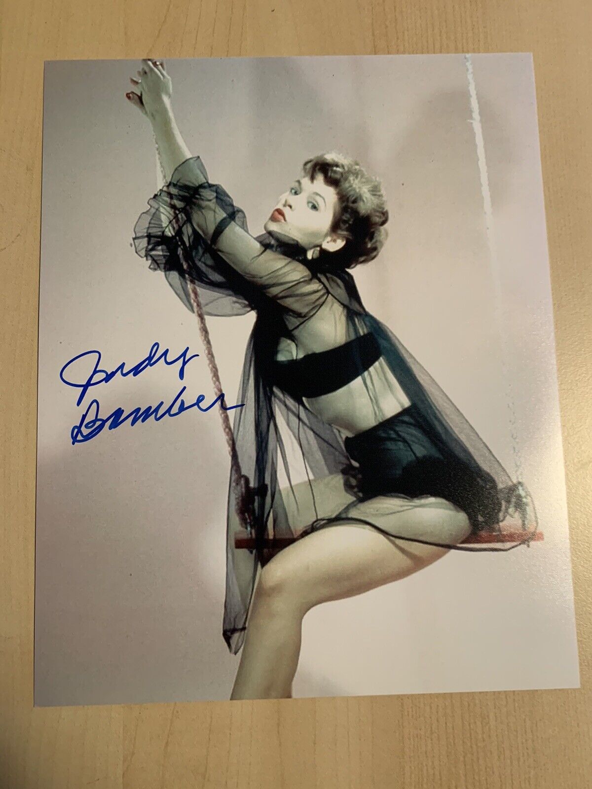 JUDY BAMBER HAND SIGNED 8x10 Photo Poster painting SEXY ACTRESS AUTOGRAPHED MONSTROSITY COA