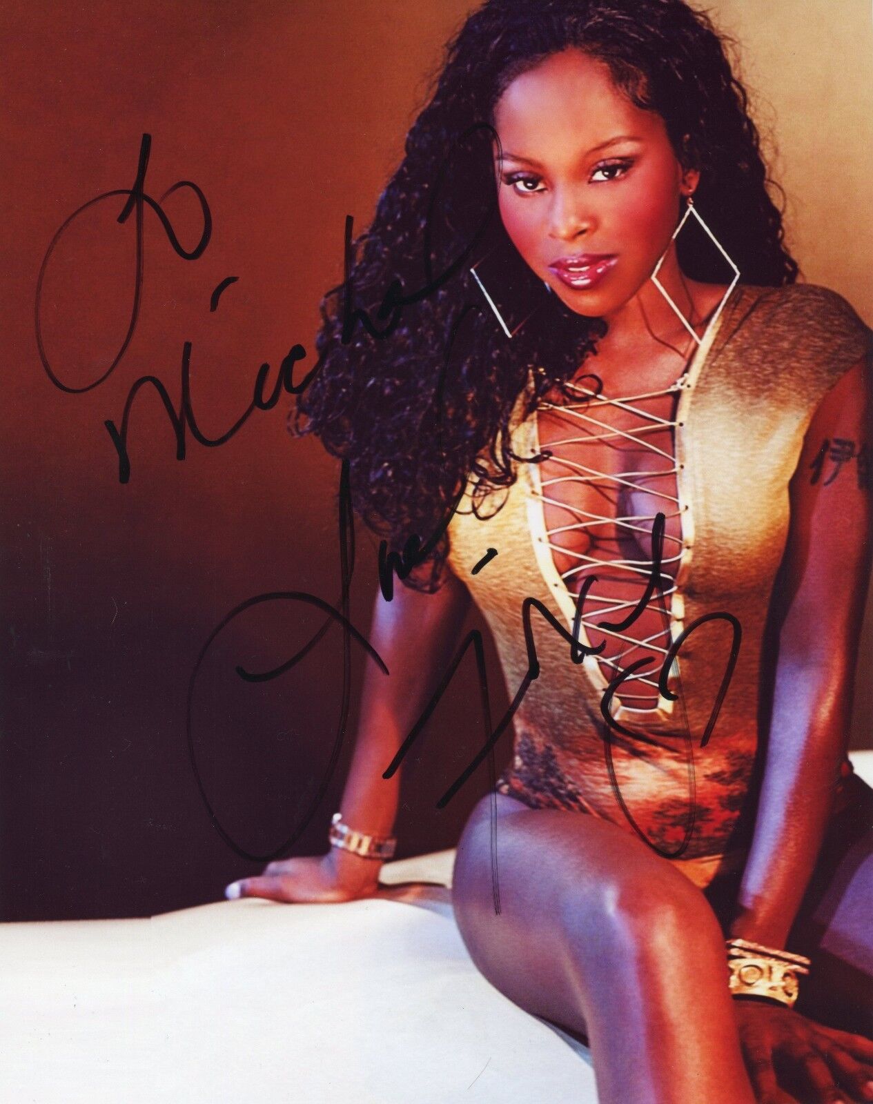 ~~ FOXY BROWN Authentic Hand-Signed ILL NA NA