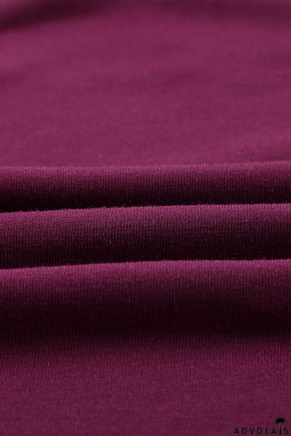 Burgundy Crew Neck Sleeveless Twist Hollow-out Bodycon Mini Dress