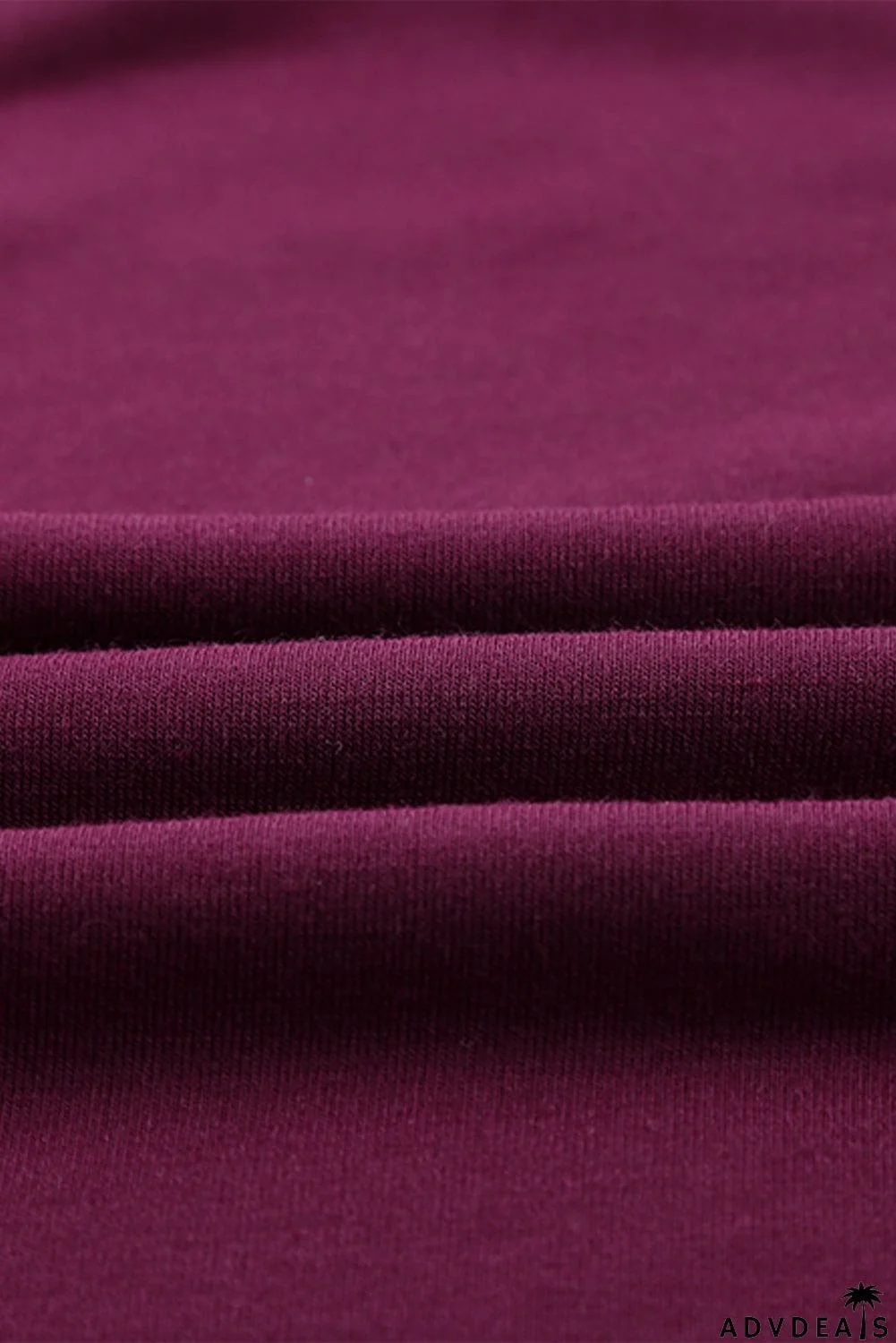 Burgundy Crew Neck Sleeveless Twist Hollow-out Bodycon Mini Dress