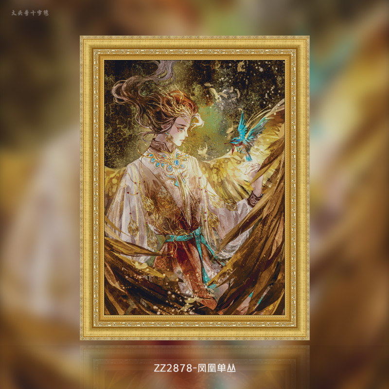 [ZZ5944-Phoenix Single From]  Painting Fairy Cross Stitch