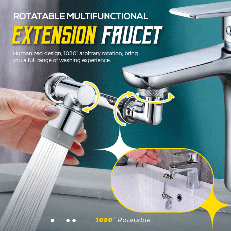 Rotatable Multifunctional Extension Faucet（50% OFF ）