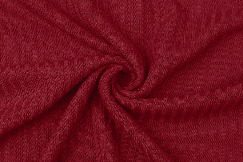 Women's Long Sleeve Hooded Solid Color Two-Piece Set