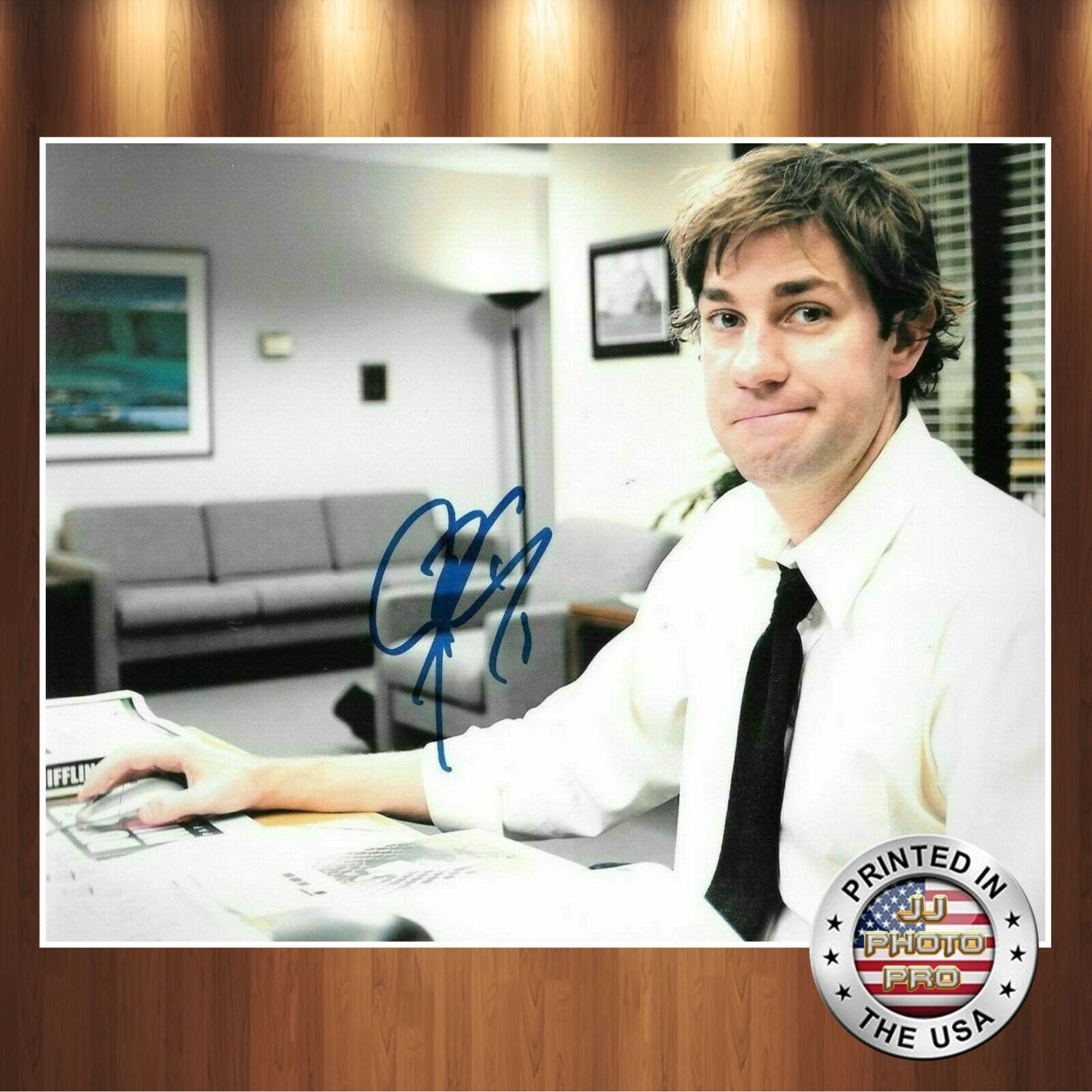 John Krasinski Autographed Signed 8x10 Photo Poster painting (The Office) REPRINT